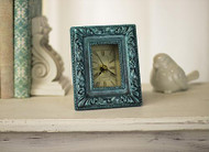 Metallic Frame Clock